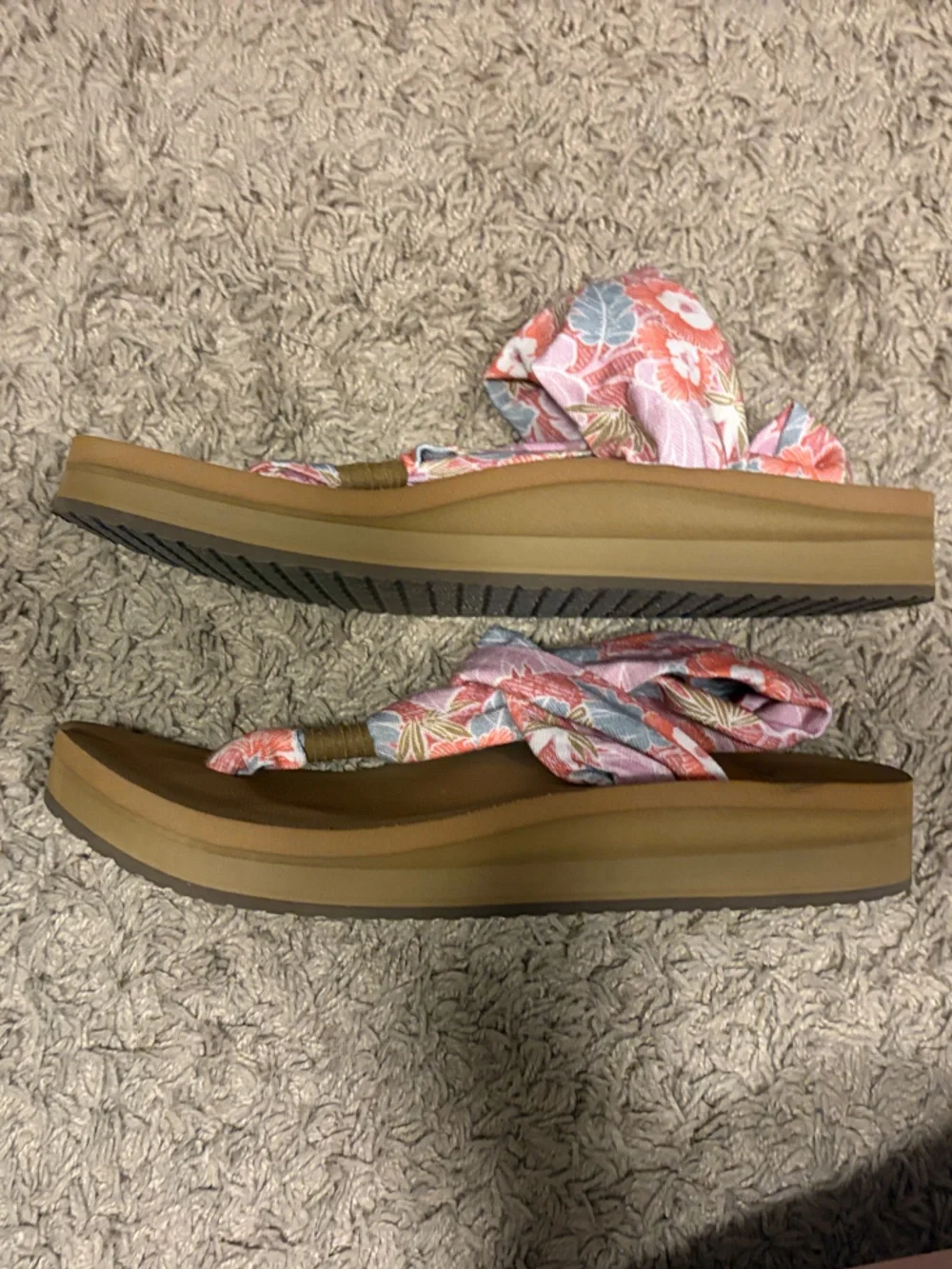 Sanuk Midform Hibiscus Print Yoga Sling Sandal - Picture 4 of 6